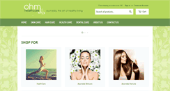 Desktop Screenshot of ohmhealthcare.com